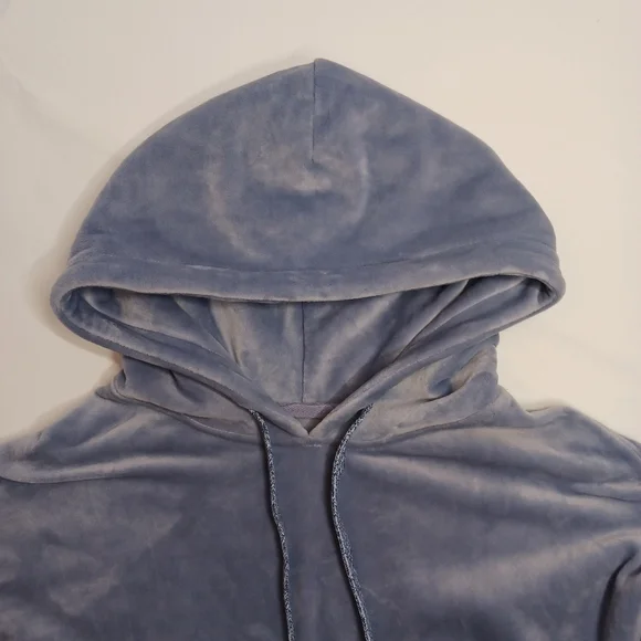 UGG Belden Velour Lounge SET Hoodie & Joggers Dusty Blue XS 2-Piece - Picture 8 of 16